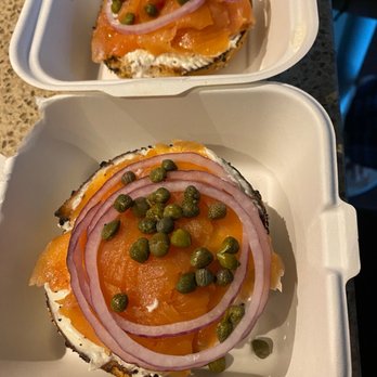 Rubinstein Bagels South Lake Union - Everything bagel with salmon - Bagels Near Me - Seattle, Washington Rubinstein Bagels South Lake Union - Everything bagel with salmon - Bagels Near Me - Seattle, Washington