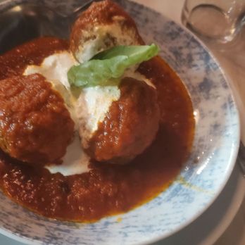 Patrizia's - Deerfield Beach - Meatballs with a dollop of ricotta - Italian Near Me - Deerfield Beach, Florida