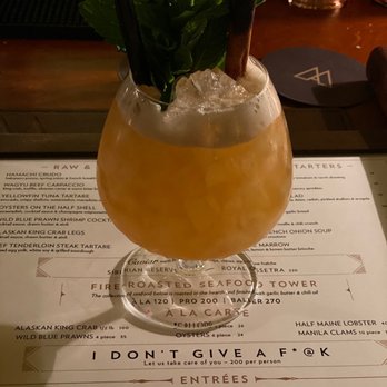 Maple & Ash - Bartender special drink - Steakhouses Near Me - Scottsdale, Arizona