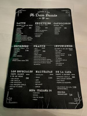 Menu photo 1 Cafe Mi Dulce Pecado Heroica Nogales, SON