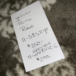Ring information Ring information