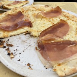 Cheese and ham pizza Cheese and ham pizza