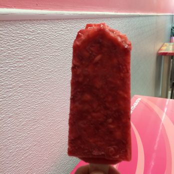 La Michoacana Premium - Strawberry Paleta...so sweet. Can I have another... - Ice Cream & Frozen Yogurt Near Me - Chicago, Illinois