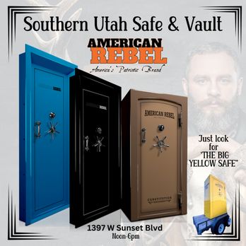 Southern Utah Safe And Vault - America Rebel Safes and Vault doors - Safe Stores Near Me - St. George, Utah Southern Utah Safe And Vault - America Rebel Safes and Vault doors - Safe Stores Near Me - St. George, Utah