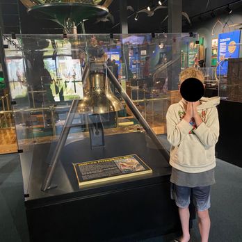 Great Lakes Shipwreck Museum - My 8YO with the Edmund Fitzgerald bell. He found great books in the gift shop too (among many other things... be sure to budget time and $$) - Museums Near Me - Paradise, Michigan Great Lakes Shipwreck Museum - My 8YO with the Edmund Fitzgerald bell. He found great books in the gift shop too (among many other things... be sure to budget time and $$) - Museums Near Me - Paradise, Michigan