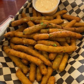 Sector 19 - Green Bean fries - when you want delicious food and also think you're eating healthy. Super crispy and that sauce is bomb - Arcades Near Me - Hayward, California