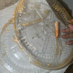 Broken plastic