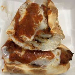Deli Fresh Delicatessen - Chicken Parm - sweet sauce, big portion .... Not bad at all