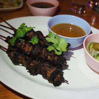 Crispy Gai - Moo Ping (pork skewers) - Chicken Wings Near Me - Portland, Maine Crispy Gai - Moo Ping (pork skewers) - Chicken Wings Near Me - Portland, Maine