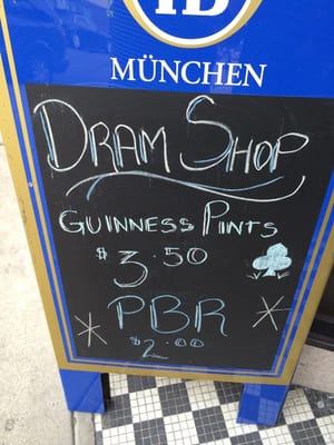 Dram Shop by null
