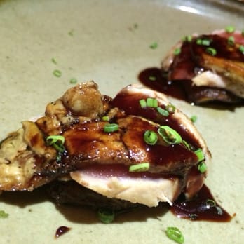 Nishino - Mushroom and Tuna on top, with foie gras on the bottom, delicious. - Sushi Bars Near Me - Seattle, Washington Nishino - Mushroom and Tuna on top, with foie gras on the bottom, delicious. - Sushi Bars Near Me - Seattle, Washington