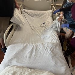 Miami Valley Hospital - Broken hospital bed