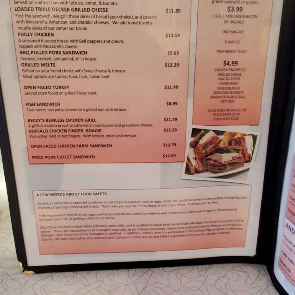 Chase's Diner - Diners Near Me - Chandler, Arizona
