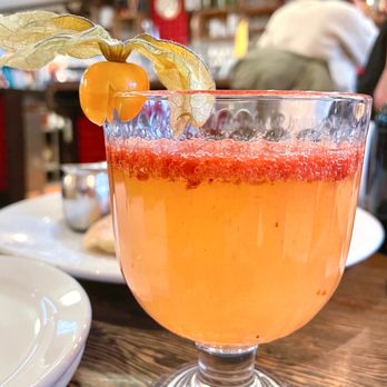 Jam Cafe - Strawberry Field Mimosa - Breakfast & Brunch Near Me - Vancouver, British Columbia Jam Cafe - Strawberry Field Mimosa - Breakfast & Brunch Near Me - Vancouver, British Columbia