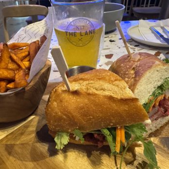 N17 The Lane - bahn mi with sweet potato fries. best by a longshot on the westside. - Gastropubs Near Me - Los Angeles, California N17 The Lane - bahn mi with sweet potato fries. best by a longshot on the westside. - Gastropubs Near Me - Los Angeles, California
