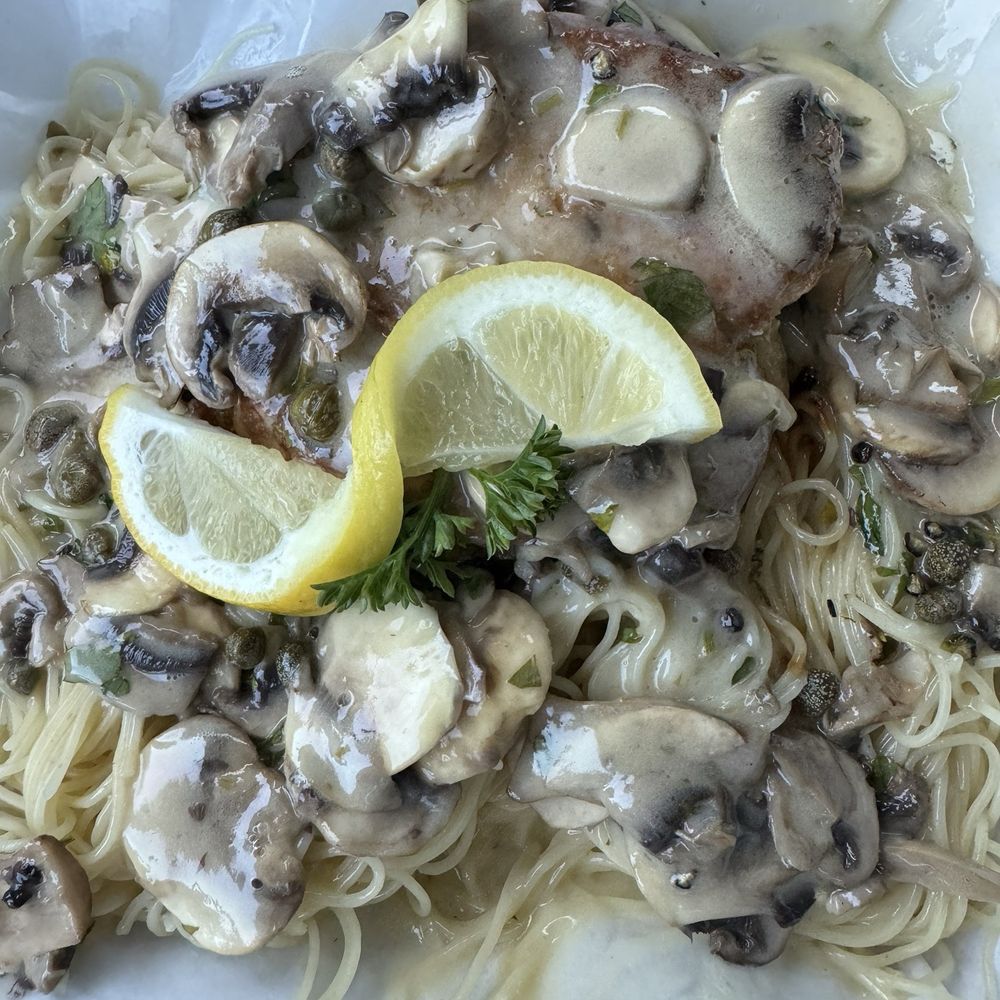 Swordfish piccata Swordfish piccata