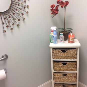 M Salon - Lovely bathroom - Hair Salons Near Me - Mount Pleasant, South Carolina M Salon - Lovely bathroom - Hair Salons Near Me - Mount Pleasant, South Carolina