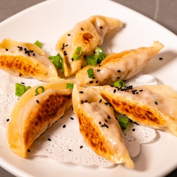 Min's Dumpling - 1. Pork Pot Stickers
2. Chicken Pot Stickers
3. Shrimp Pot Stickers - Chinese Near Me - San Clemente, California