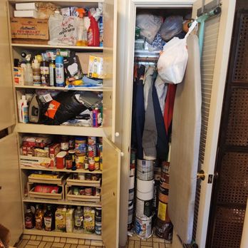 Attic To Basement Estate Liquidators - Before the sale - LOTS of items Hallway closet - Estate Liquidation Near Me Attic To Basement Estate Liquidators - Before the sale - LOTS of items Hallway closet - Estate Liquidation Near Me