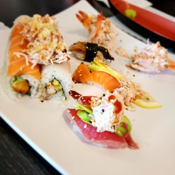 Sushi Rose - a plate of sushi rolls - Sushi Bars Near Me - Reno, Nevada Sushi Rose - a plate of sushi rolls - Sushi Bars Near Me - Reno, Nevada