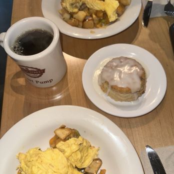 Maple Street Biscuit Company- Short Pump - Potatoes O'Ryan Bowl Iced Cinnamon Biscuit - Breakfast & Brunch Near Me - Richmond, Virginia Maple Street Biscuit Company- Short Pump - Potatoes O'Ryan Bowl Iced Cinnamon Biscuit - Breakfast & Brunch Near Me - Richmond, Virginia