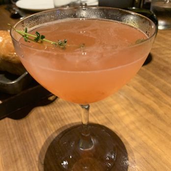 The Bancroft - Dalliance; Strawberry-Thyme Vodka, Elderflower, Lime, Cava - New American Near Me - Burlington, Massachusetts The Bancroft - Dalliance; Strawberry-Thyme Vodka, Elderflower, Lime, Cava - New American Near Me - Burlington, Massachusetts