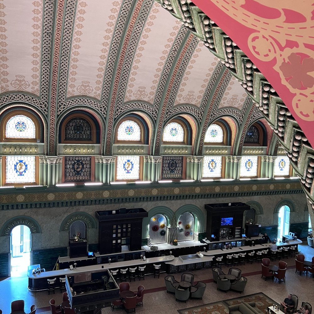 St. Louis Union Station - View into the bar area from 4th floor - Hotels Near Me - St. Louis, Missouri