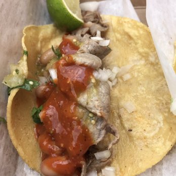 Mazorca Tacos - Spicy salsa on taco - Tacos Near Me - Milwaukee, Wisconsin
