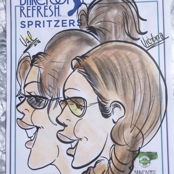 Caricatures 4 Parties - Super cute picture Mike did of us at an event! Done in less than 5 minutes and would definitely do it again! - Caricatures Near Me Caricatures 4 Parties - Super cute picture Mike did of us at an event! Done in less than 5 minutes and would definitely do it again! - Caricatures Near Me