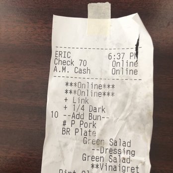 The Joint - Kitchen receipt. It's missing the 1/2 order of chicken I ordered but surely charged for. - Barbeque Near Me - New Orleans, Louisiana The Joint - Kitchen receipt. It's missing the 1/2 order of chicken I ordered but surely charged for. - Barbeque Near Me - New Orleans, Louisiana
