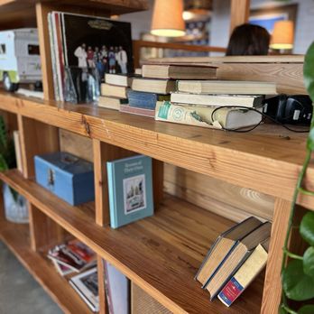 Bartaco - Love the antiques on the bookshelf - Bars Near Me - Huntersville, North Carolina