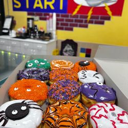 Donut And Yogurt - Halloween special donuts.