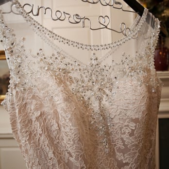 Weddings By Debbie - Closeup of neckline of dress - Bridal Near Me - Katy, Texas
