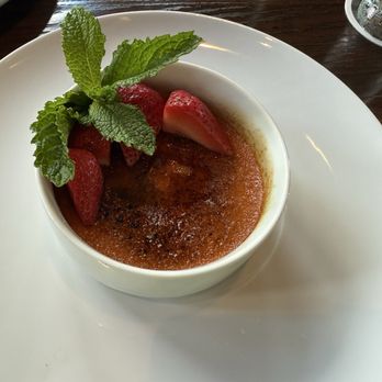 Between The Trees - Strawberry crème brûlée - French Near Me - Greenville, South Carolina Between The Trees - Strawberry crème brûlée - French Near Me - Greenville, South Carolina