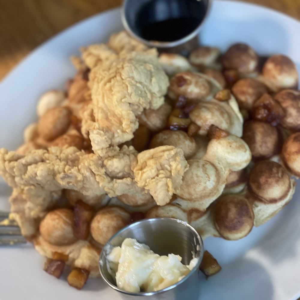 Stem Ciders - Chicken and apple waffles - so great! - Bars Near Me - Denver, Colorado Stem Ciders - Chicken and apple waffles - so great! - Bars Near Me - Denver, Colorado