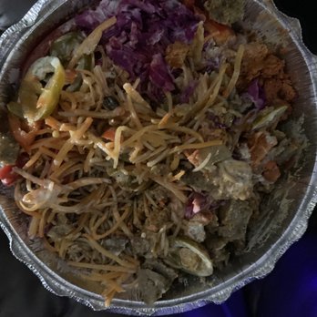 Halal House - This is supposedly a double meat portion. If this is double meat, I'd hate to see the regular portion. - Mediterranean Near Me - Northridge, California