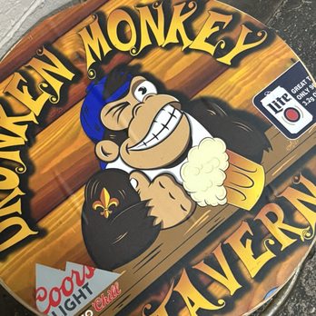 Drunken Monkey Tavern - Side table in the ladies room - Bars Near Me - Bossier City, Louisiana Drunken Monkey Tavern - Side table in the ladies room - Bars Near Me - Bossier City, Louisiana
