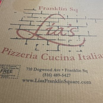 Lia's Pizzeria - a pizza box on a table - Pizza Near Me - Franklin Square, New York Lia's Pizzeria - a pizza box on a table - Pizza Near Me - Franklin Square, New York