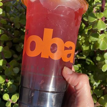 It's Boba Time - NoHo West - Hibiscus tea w boba - Shaved Ice Near Me - North Hollywood, California
