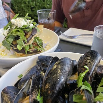 Bravo Bravo - eggplant and mussels - Italian Near Me - Mystic, Connecticut Bravo Bravo - eggplant and mussels - Italian Near Me - Mystic, Connecticut