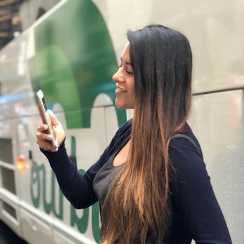 OurBus - About to board the bus with a mobile boarding pass - Buses Near Me OurBus - About to board the bus with a mobile boarding pass - Buses Near Me