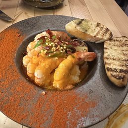 Gambini in a delicious broth with toast points