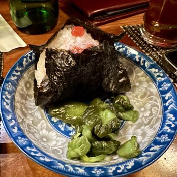 Yakitori Totto - Onigiri with Japanese plum (sooo sour) - Japanese Near Me - New York, New York Yakitori Totto - Onigiri with Japanese plum (sooo sour) - Japanese Near Me - New York, New York