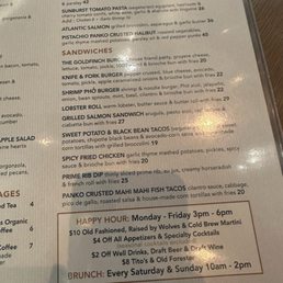 Happy hour info