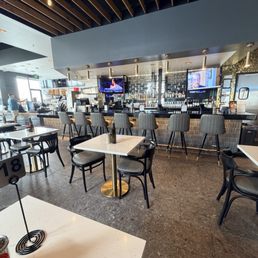 Dining and bar area Dining and bar area