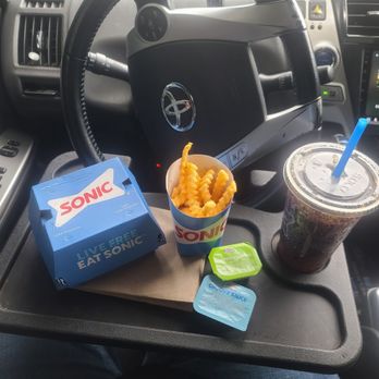 Sonic Drive-In - Get you onna these steering wheel trays they're awesome lol - Fast Food Near Me - Kent, Washington