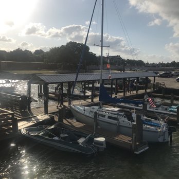 Barge 295 - Boat parking, if you look on their facebook page they provide daily updates on the depth of the slips. - Gastropubs Near Me - Seabrook, Texas Barge 295 - Boat parking, if you look on their facebook page they provide daily updates on the depth of the slips. - Gastropubs Near Me - Seabrook, Texas