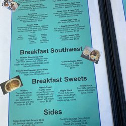The Crane Cafe - Menu