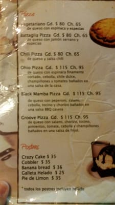 Menu photo 4 Hey Joe! Mérida, YUC
