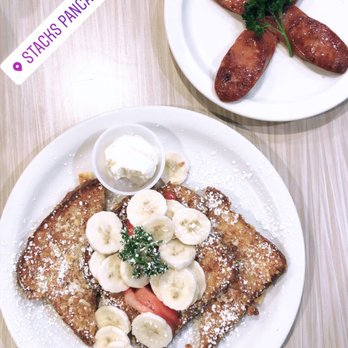 Stacks Pancake House - Cap mc nut and a side of sausage - Breakfast & Brunch Near Me - Irvine, California Stacks Pancake House - Cap mc nut and a side of sausage - Breakfast & Brunch Near Me - Irvine, California